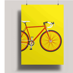 Artprint A3 Rennrad