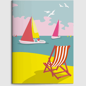 Notizheft A6 - neonstyle - Sailing