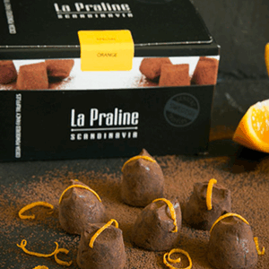 La Praline Trüffel  Orange