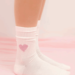 Socken Icon Glitter Love Lilac M 39-43