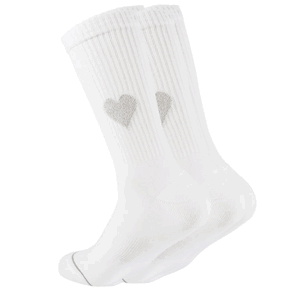 Socken Icon Glitter Love Silver M 39-43