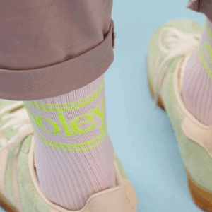 Socken Pastel Neon Blush L