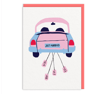 Just Married - Karte mit Umschlag