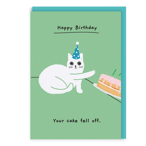 Happy Birthday - Your cake fell off Karte