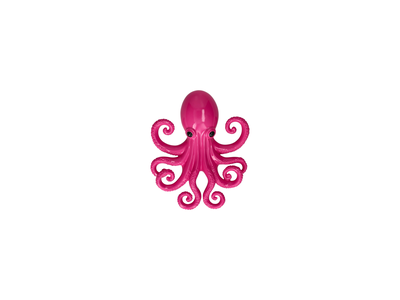 Wildheads, Wanddeko,  Oktopus, pink