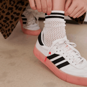 Socken Streetmood Net Offwhite M (39-43)