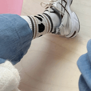 Socken Sporty Glitter Cow M (39 - 43)
