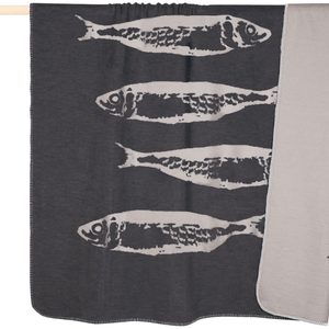 pad Kuscheldecke FISH 150/200 cm, grey