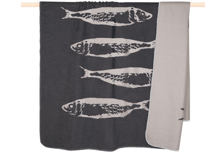 pad Kuscheldecke FISH 150/200 cm, grey